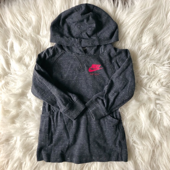 Heather Grey Nike Hooded Tunic - Picture 1 of 4